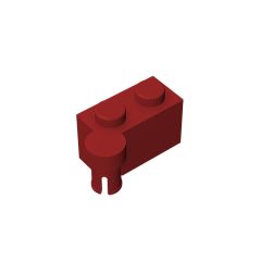 Hinge Brick 1 x 4 [Upper] #3830 Dark Red