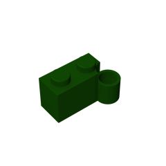 Hinge Brick 1 x 4 [Lower] #3831 Dark Green