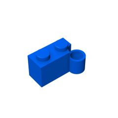 Hinge Brick 1 x 4 [Lower] #3831 Blue