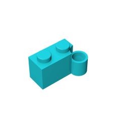 Hinge Brick 1 x 4 [Lower] #3831 Medium Azure