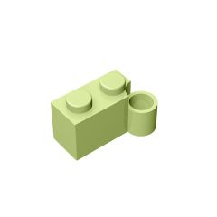 Hinge Brick 1 x 4 [Lower] #3831 Yellowish Green