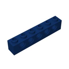 Technic Brick 1 x 6 [5 Holes] #3894 Dark Blue