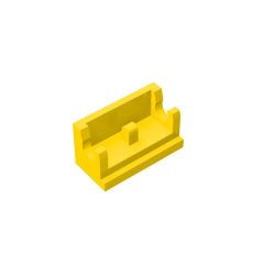 Hinge Brick 1 x 2 Base #3937 Yellow