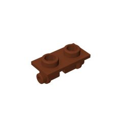 Hinge Brick 1 x 2 Top Plate Thin #3938 Reddish Brown