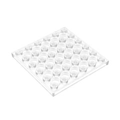 Plate 6 x 6 #3958 Trans-Clear