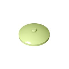 Dish 4 x 4 Inverted (Radar) With Solid Stud #3960 Yellowish Green