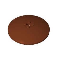 Dish 8 x 8 Inverted (Radar)-Solid Studs #3961 Reddish Brown