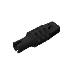 Hinge Cylinder 1 x 3 Locking with 1 Finger and Technic Friction Pin #41532 Black