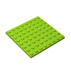 Plate 8 x 8 #41539 Lime