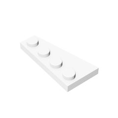 Wedge Plate 4 x 2 Right #41769 White