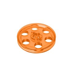 Technic Wedge Belt Wheel (Pulley) #4185 Trans-Orange