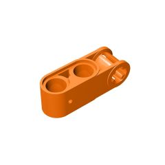 Technic Axle and Pin Connector Perpendicular 3L with 2 Pin Holes #42003 Orange