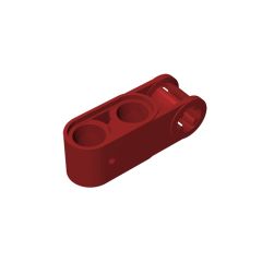 Technic Axle and Pin Connector Perpendicular 3L with 2 Pin Holes #42003 Dark Red 1/4 KG