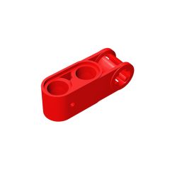 Technic Axle and Pin Connector Perpendicular 3L with 2 Pin Holes #42003 Red