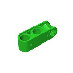 Technic Axle and Pin Connector Perpendicular 3L with 2 Pin Holes #42003 Bright Green