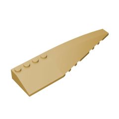 Wedge Curved 12 x 3 Right #42060 Tan