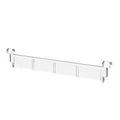 Garage Roller Door Section without Handle #4218 Trans-Clear
