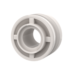 Wheel 11mm D. x 8mm With Center Groove #42610 White