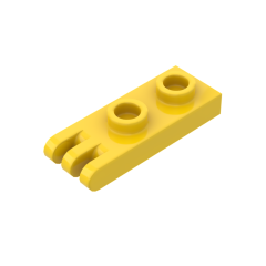 Hinge Plate 1 x 2 with 3 Fingers 1/2 #4275 Yellow