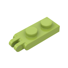 Hinge Plate with 2 Fingers 1 x 2 #4276 Lime