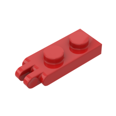 Hinge Plate with 2 Fingers 1 x 2 #4276 Red 10 pieces