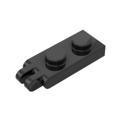 Hinge Plate with 2 Fingers 1 x 2 #4276 Black 10 pieces