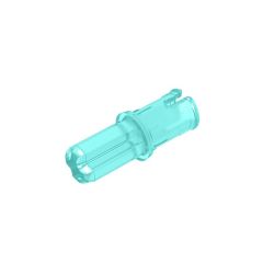 Technic Axle Pin with Friction Ridges Lengthwise #43093 Trans-Light Blue