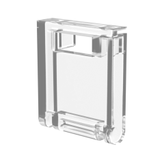 MAILBOX, FRONT 2X2 #4346 Trans-Clear 1 KG