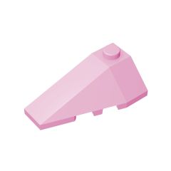 Wedge Sloped 4 x 2 Triple Left #43710 Bright Pink