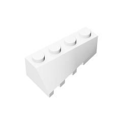 Wedge Sloped 45 4 x 2 Right #43720 White