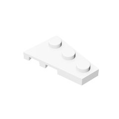Wedge Plate 3 x 2 Right #43722 White