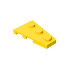 Wedge Plate 3 x 2 Right #43722 Yellow