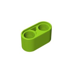 Technic Beam 1 x 2 Thick #43857 Lime