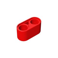 Technic Beam 1 x 2 Thick #43857 Red