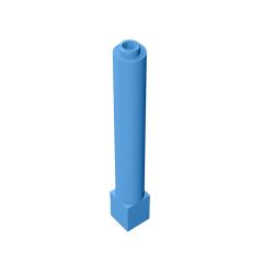 Support Technic 1 x 1 x 6 Solid Pillar #43888 Medium Blue