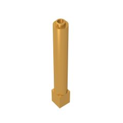 Support Technic 1 x 1 x 6 Solid Pillar #43888 Pearl Gold