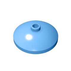 Dish 3 x 3 Inverted (Radar) #43898 Medium Blue