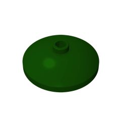 Dish 3 x 3 Inverted (Radar) #43898 Dark Green