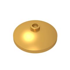 Dish 3 x 3 Inverted (Radar) #43898 Pearl Gold