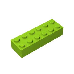 Brick 2 x 6 #44237 Lime
