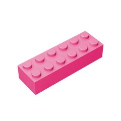 Brick 2 x 6 #44237 Dark Pink