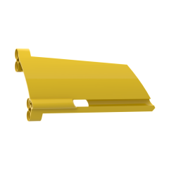 Panel Fairing #21 Large Long, Small Hole, Side B #44351 Yellow 1/4 KG
