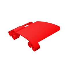 Technic Panel Fairing #23 Large Short, Small Hole, Side B #44353 Red