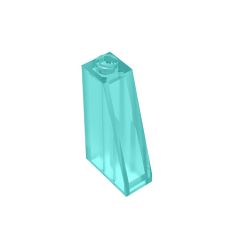 Slope 75 2 x 1 x 3 (Undetermined Stud Type) #4460 Trans-Light Blue