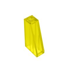 Slope 75 2 x 1 x 3 (Undetermined Stud Type) #4460 Trans-Yellow