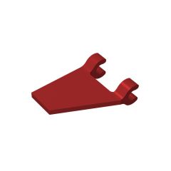 Flag 2 x 2 Trapezoid with Flat Area between Clips #44676 Dark Red 1/4 KG