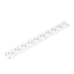 Plate 1 x 10 #4477 Trans-Clear