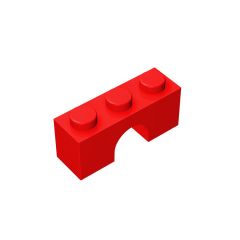 Brick Arch 1 x 3 #4490 Red