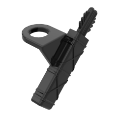 Minifig Neckwear Weapon Arrow Quiver #4498 Black