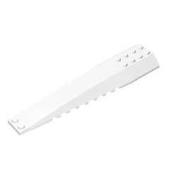 Wedge Curved 16 x 4 Triple #45301 White 10 pieces